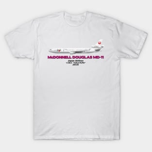 McDonnell Douglas MD-11 - Japan Airlines "J Bird - Tufted Puffin" T-Shirt